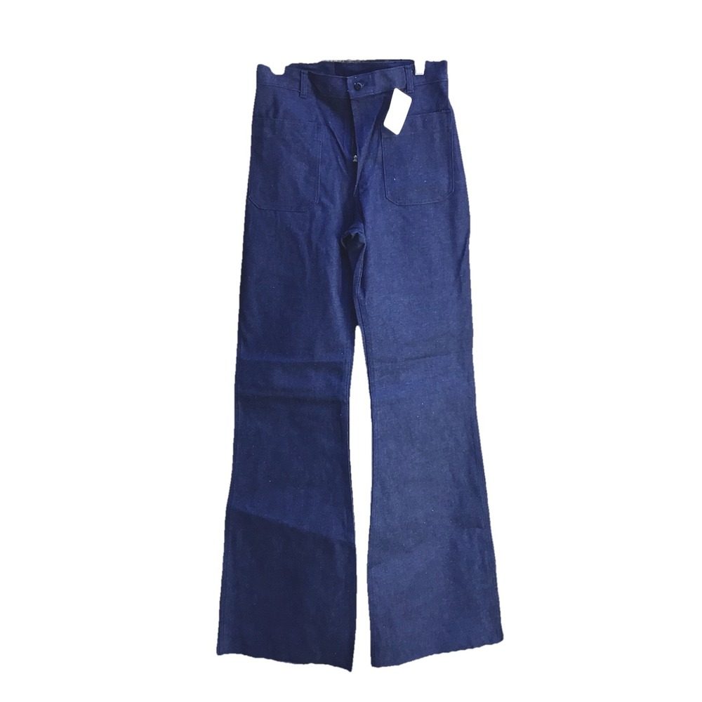 Vintage 80s US Navy Utility Trousers Type II FR Bell Bottom Pants Mens 29R